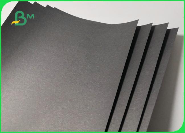 Uncoated Black Card Paper For Jewelry Box 300gsm 350gsm Good Stiffness Uncoated Black Card Paper For Jewelry Box 300gsm 350gsm Good Stiffness