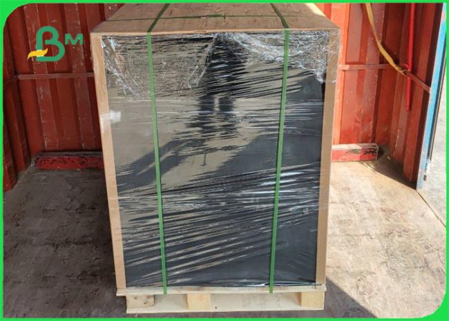 Uncoated Black Card Paper For Jewelry Box 300gsm 350gsm Good Stiffness Uncoated Black Card Paper For Jewelry Box 300gsm 350gsm Good Stiffness