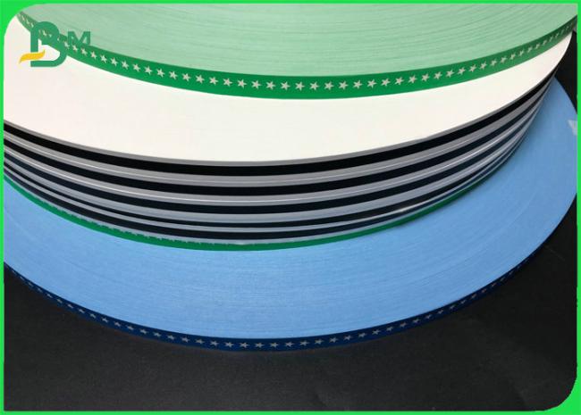 13.5mm 15mm Blue Green Food Grade 60g Kraft Paper Rolls For Making Biodegradable Straw 13.5mm 15mm Blue Green Food Grade 60g Kraft Paper Rolls For Making Biodegradable Straw