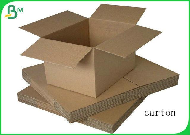 0.5mm Recyclable Brown Flute Corrugated Kraft CardBoard For Cartons 0.5mm Recyclable Brown Flute Corrugated Kraft CardBoard For Cartons