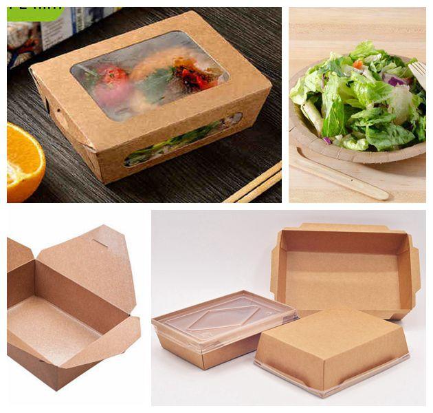 One Side15g Good Grade PE Coated Brown Kraft Paper For Salad Bowl Disposable One Side15g Good Grade PE Coated Brown Kraft Paper For Salad Bowl Disposable