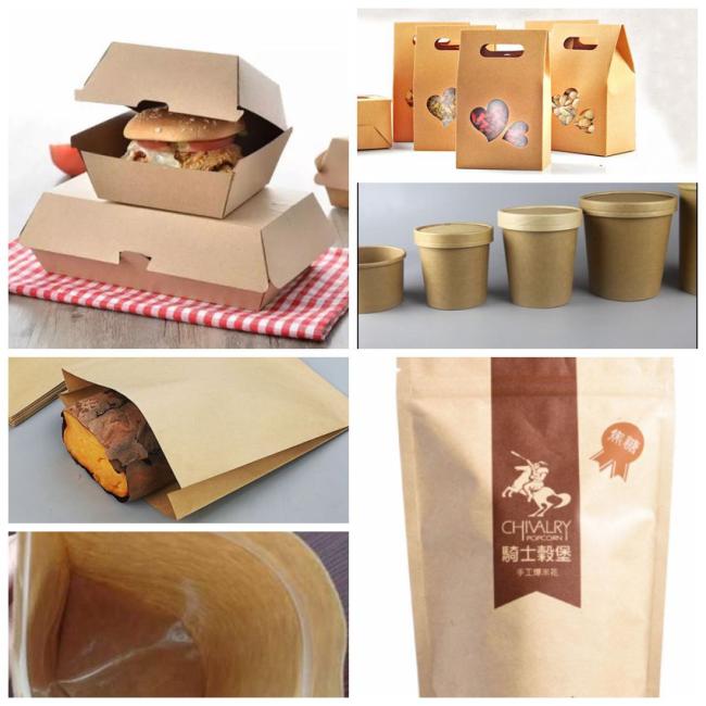 180g + 18g Food Grade Single Side Jumbo PE Coated Brown Kraft Paper Roll 180g + 18g Food Grade Single Side Jumbo PE Coated Brown Kraft Paper Roll