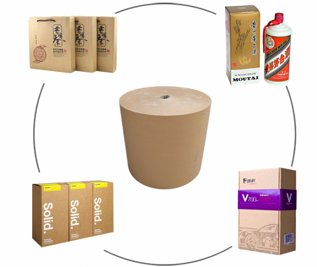 Recycled Material 50gr 60gr Brown Kraft Paper For The Food Packaging Recycled Material 50gr 60gr Brown Kraft Paper For The Food Packaging