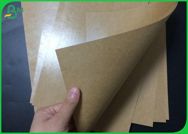Food Grade Poly Coated Kraft Paper Roll 300gsm 350gsm To Food Tray Making Food Grade Poly Coated Kraft Paper Roll 300gsm 350gsm To Food Tray Making