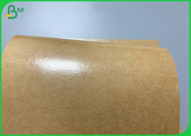 PE Coated 300g Brown Kraft Paper For Making Disposable Waterproof Food Box PE Coated 300g Brown Kraft Paper For Making Disposable Waterproof Food Box