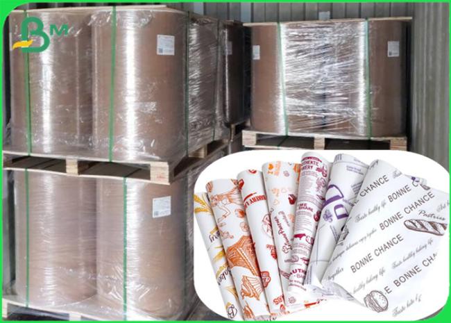 Grease / Water proof 45gsm + 10g PE Coated one side pallet pad paper Jumbo Roll Grease / Water proof 45gsm + 10g PE Coated one side pallet pad paper Jumbo Roll