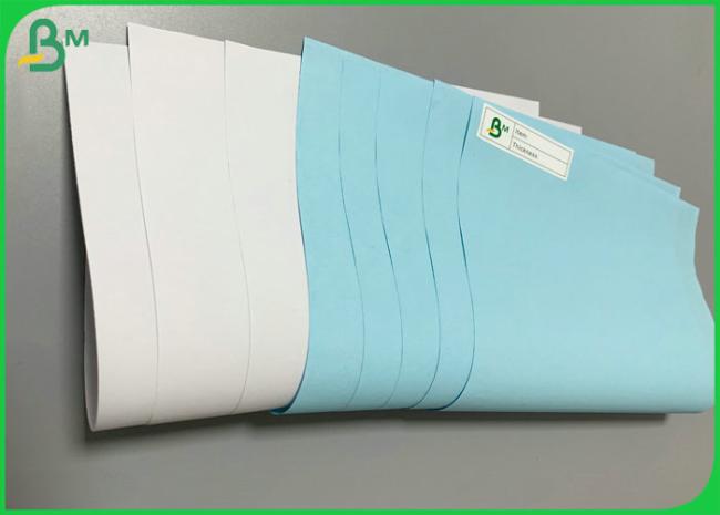 50g 55g White Blue Color Carbonless Copy Paper Wood Pulp Roll 50g 55g White Blue Color Carbonless Copy Paper Wood Pulp Roll