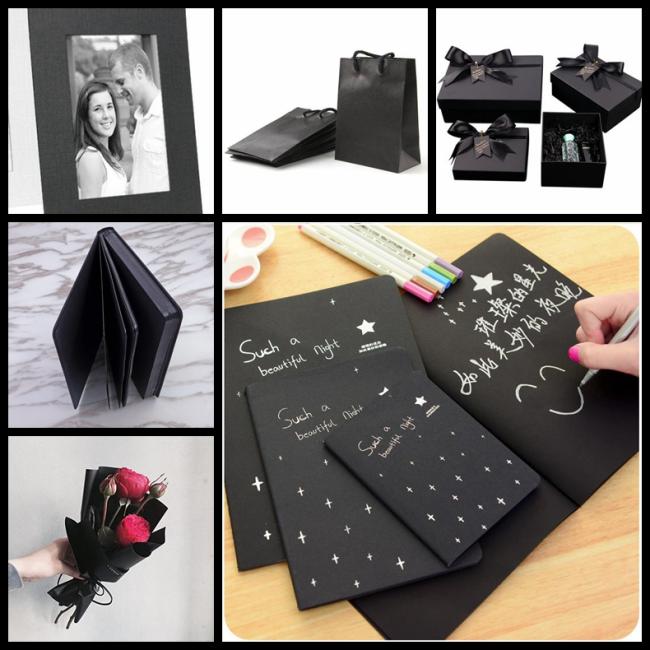 black kraft paper black kraft paper