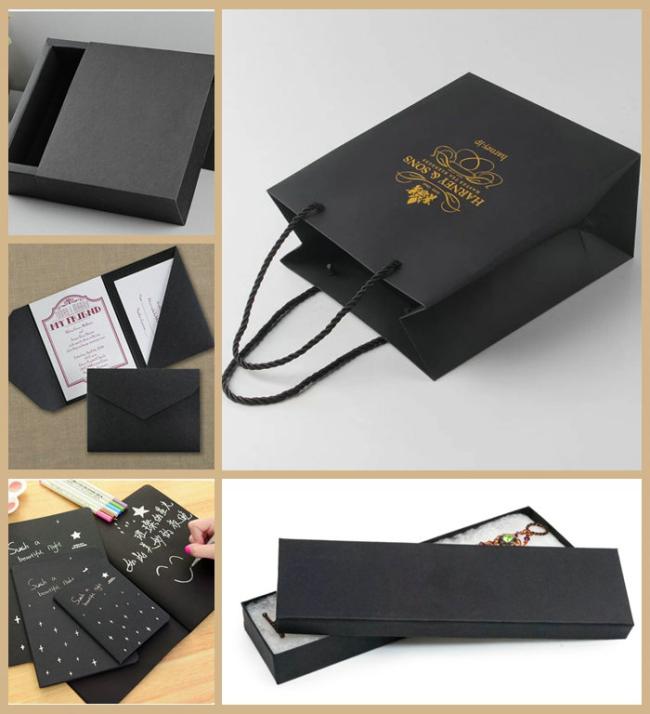 300gsm 350gsm Black Color Paper For Photo Albums Good Folding Resistance 300gsm 350gsm Black Color Paper For Photo Albums Good Folding Resistance