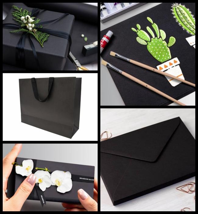 Black Colored Cardstock Thick Paper 250gsm Cover Card Stock Matte Black Colored Cardstock Thick Paper 250gsm Cover Card Stock Matte