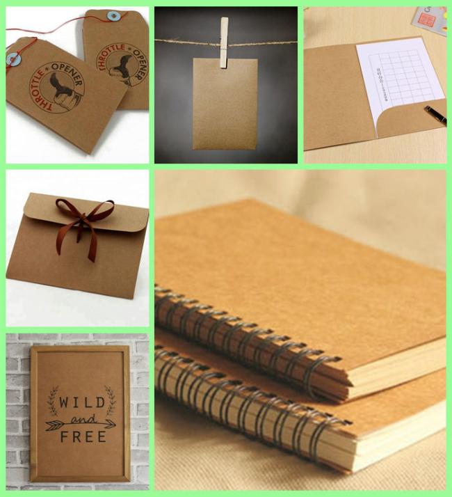 150gsm 200gsm A4 Kraft Paper For Notebook Cover Good Stiffness 150gsm 200gsm A4 Kraft Paper For Notebook Cover Good Stiffness