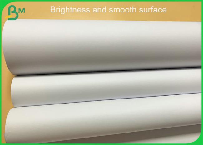 Bright White 20LB 24'' x 150ft Inkjet Paper Uncoated Matte Bond Paper Bright White 20LB 24'' x 150ft Inkjet Paper Uncoated Matte Bond Paper