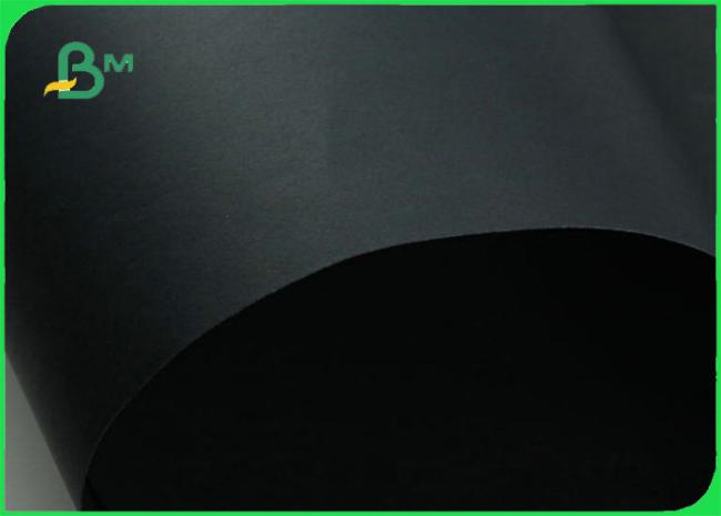 110gsm - 450gsm Black Kraft Paper For Clothes Tags Strong Folding Resistance 110gsm - 450gsm Black Kraft Paper For Clothes Tags Strong Folding Resistance