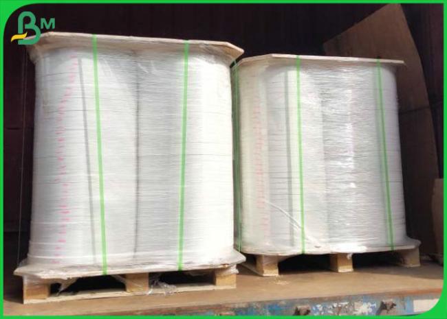 Food Grade 32mm 44mm width 28gsm White Kraft Rolls For Straw Wrapping Paper Food Grade 32mm 44mm width 28gsm White Kraft Rolls For Straw Wrapping Paper