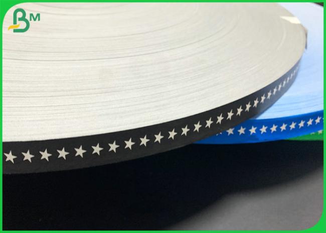 Colorful Green Blue 60gsm 15mm Slitted Straw Base Paper For Food Grade Straws Colorful Green Blue 60gsm 15mm Slitted Straw Base Paper For Food Grade Straws