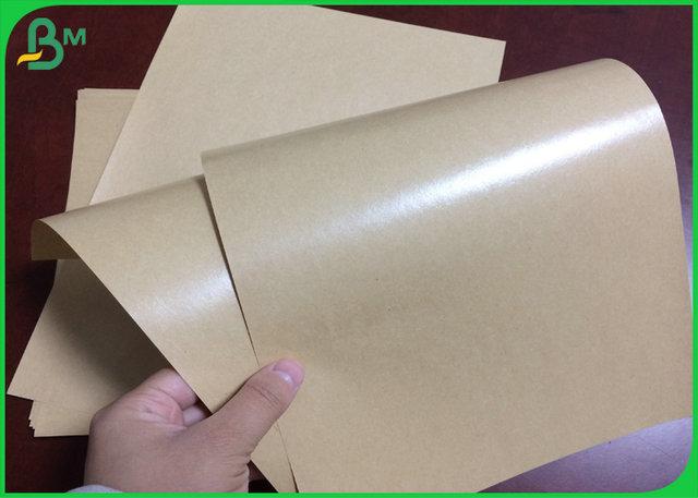 100% Waterproof 50gr 60gr 70gr PE Coated Brown Kraft Paper For Food Packaging 100% Waterproof 50gr 60gr 70gr PE Coated Brown Kraft Paper For Food Packaging