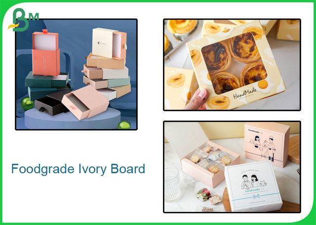 98% High Whiteness 325Gr 350Gr Food Grade Ivory Board To Egg Tart Package 98% High Whiteness 325Gr 350Gr Food Grade Ivory Board To Egg Tart Package