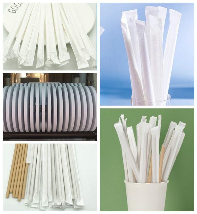 White Straw Wrapping Paper 24g 28g 38mm / 53mm Wood Pulp Material White Straw Wrapping Paper 24g 28g 38mm / 53mm Wood Pulp Material