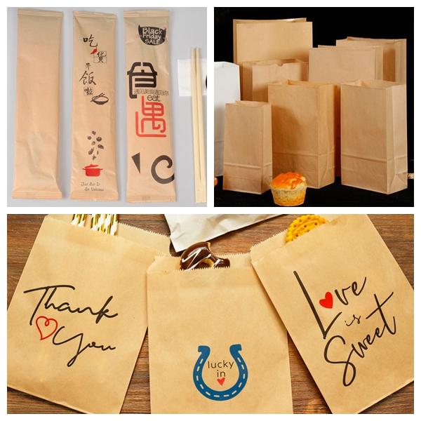 100% Wood Pulp Brown Kraft Paper 70gsm 80gsm For Snack Packaging Bag 100% Wood Pulp Brown Kraft Paper 70gsm 80gsm For Snack Packaging Bag