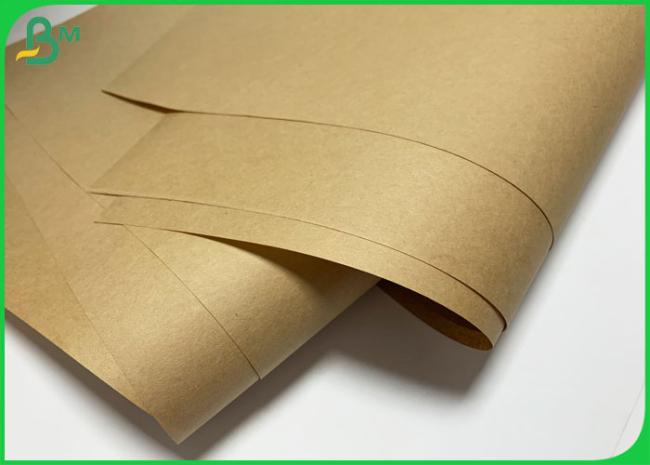 100% Wood Pulp Brown Kraft Paper 70gsm 80gsm For Snack Packaging Bag 100% Wood Pulp Brown Kraft Paper 70gsm 80gsm For Snack Packaging Bag