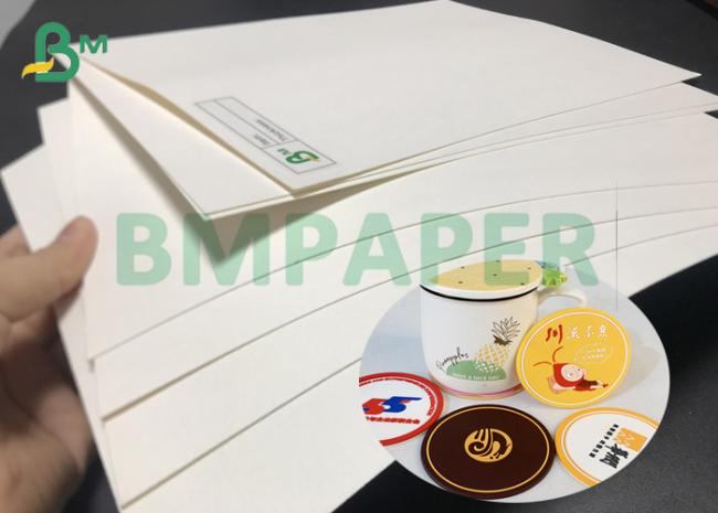 Uncoated 0.4mm To 0.7mm Thick White Water Absorbent Beermat Paper Board Uncoated 0.4mm To 0.7mm Thick White Water Absorbent Beermat Paper Board