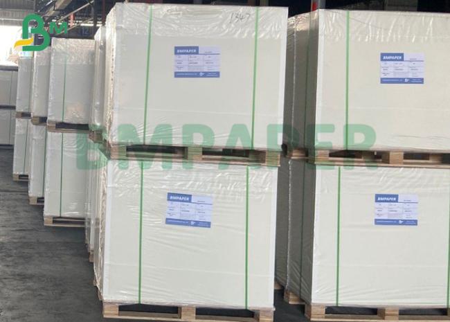 White bleached food box board White bleached food box board