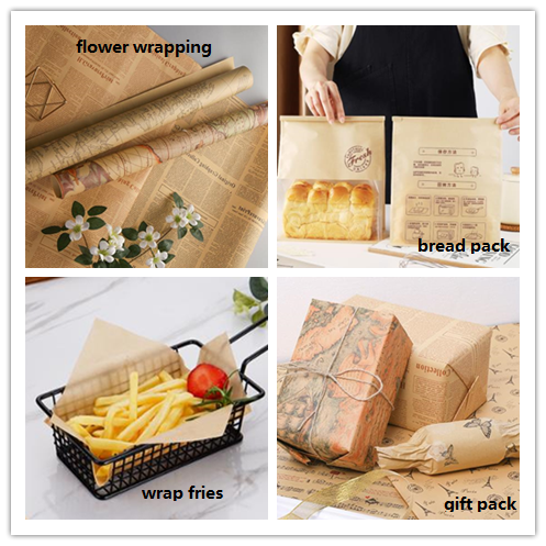 40gsm 50gsm 60gsm Food Grade Brown Kraft Paper Jumbol Roll Wide 40" x 100ft For Package 40gsm 50gsm 60gsm Food Grade Brown Kraft Paper Jumbol Roll Wide 40" x 100ft For Package