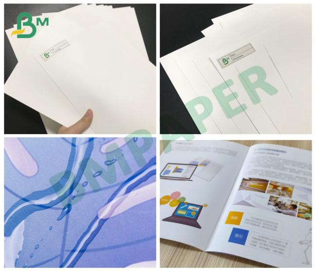 95um 130um Waterproof Coated Polypropylene Synthetic Paper Sheet 79 * 109cm 95um 130um Waterproof Coated Polypropylene Synthetic Paper Sheet 79 * 109cm