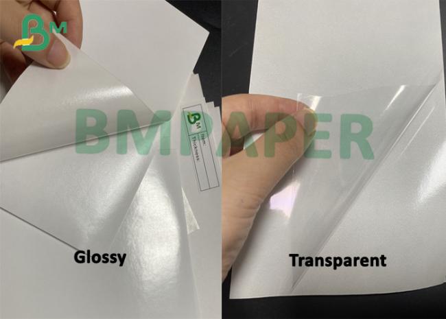 Transparent PET Sticker Paper Transparent PET Sticker Paper