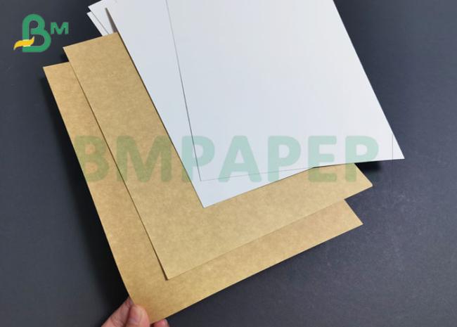 Virgin Pulp 300g 325g C1S Coated Kraft Back Paperboard For food packaging box Virgin Pulp 300g 325g C1S Coated Kraft Back Paperboard For food packaging box