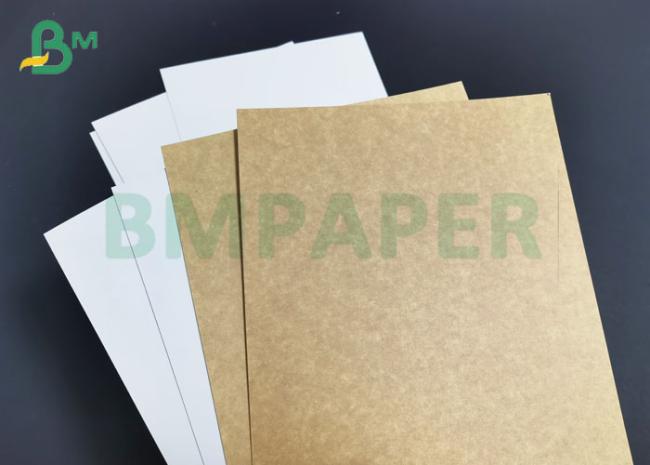 Virgin Pulp 300g 325g C1S Coated Kraft Back Paperboard For food packaging box Virgin Pulp 300g 325g C1S Coated Kraft Back Paperboard For food packaging box