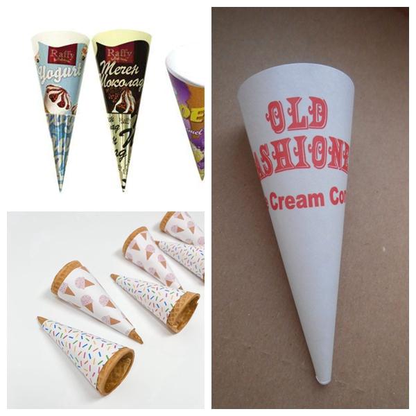 Ice cream cone sleeves paper Ice cream cone sleeves paper