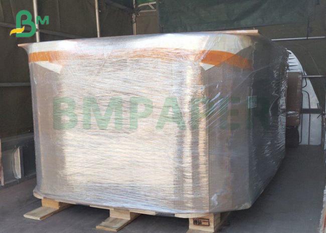 0.7mm Washable Brown Kraft Paper Fabric For Tote Bags In Roll 0.7mm Washable Brown Kraft Paper Fabric For Tote Bags In Roll