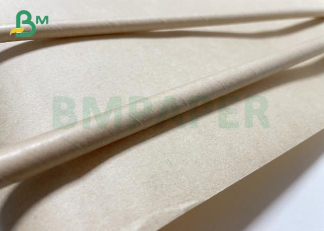Wet Resistance Brown Straw Paper With Pure Wood Pulp In Roll Wet Resistance Brown Straw Paper With Pure Wood Pulp In Roll