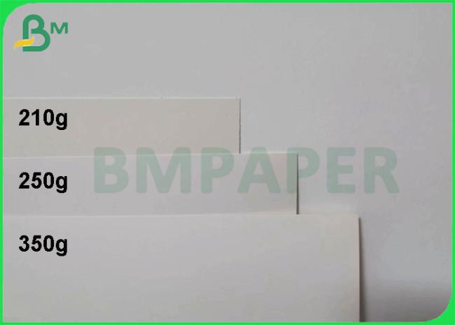190g - 400g One Side Coated Glossy Folding Resistance of White Cardboard