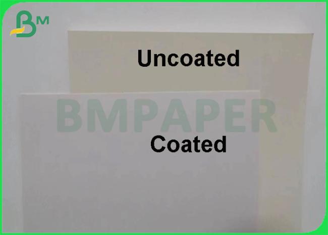 190g - 400g One Side Coated Glossy Folding Resistance of White Cardboard