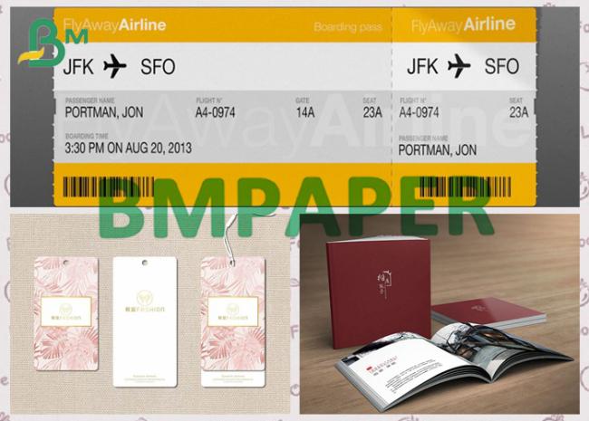 12pt White C2S Cover Paper In Roll And Ream Used For Boarding Pass 12pt White C2S Cover Paper In Roll And Ream Used For Boarding Pass