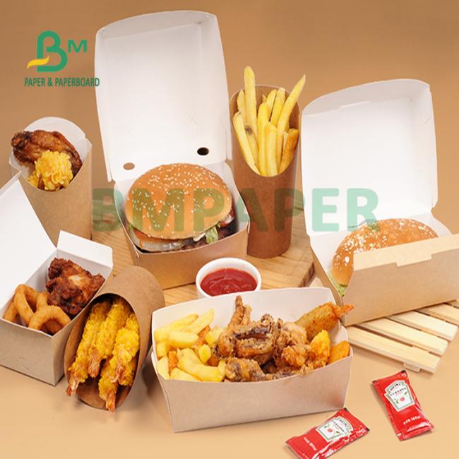 200gsm White Coated Kraft Paper For Packing Food Grade & Safe 200gsm White Coated Kraft Paper For Packing Food Grade & Safe