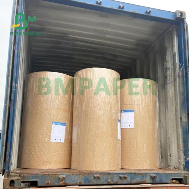 110gsm Brown Test Liner For Carton Boxes 120cm High Strength Recycled Pulp 110gsm Brown Test Liner For Carton Boxes 120cm High Strength Recycled Pulp