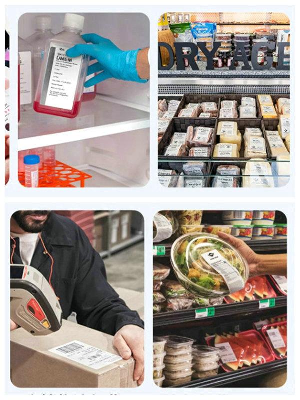 207mm Printable 80gsm Semi Glossy Paper + Hotmelt Adhesive + 60gsm Glassine Liner For Supermarket labels 207mm Printable 80gsm Semi Glossy Paper + Hotmelt Adhesive + 60gsm Glassine Liner For Supermarket labels