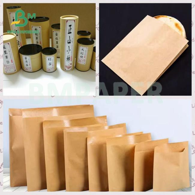 30 - 70 GSM Recyclable Safety One Side Glossy Brown MG Kraft Paper 30 - 70 GSM Recyclable Safety One Side Glossy Brown MG Kraft Paper