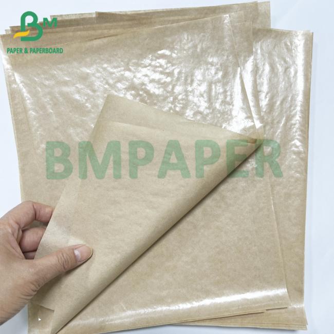 35 + 10 GSM Brown Greaseproof Fry Food Bags PE Coated Craft Paper 35 + 10 GSM Brown Greaseproof Fry Food Bags PE Coated Craft Paper