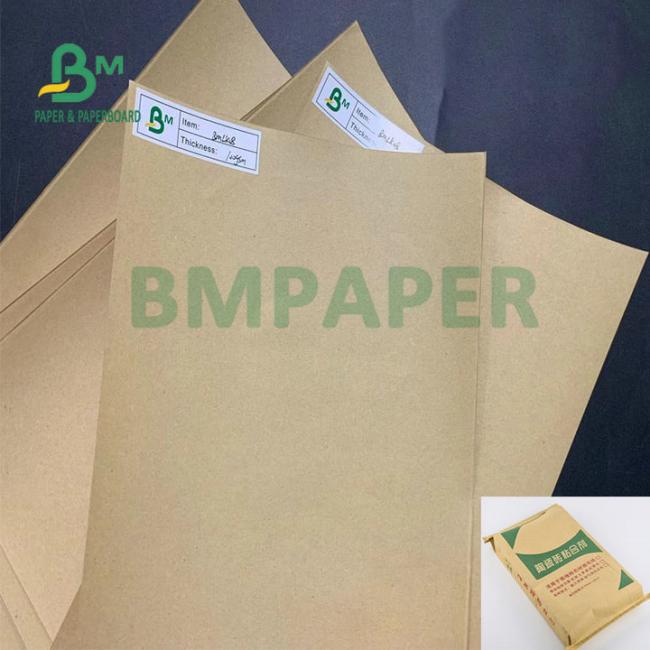 75gsm 80gsm High Tensile Strength Brown Paper High Tear Index Kraft Paper For Cement Bag 75gsm 80gsm High Tensile Strength Brown Paper High Tear Index Kraft Paper For Cement Bag