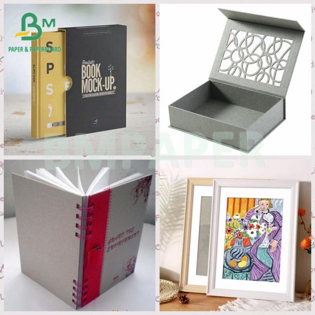 Smooth 1mm 2mm Recyclable Good Stiffness Grey Carton Gris Paper Smooth 1mm 2mm Recyclable Good Stiffness Grey Carton Gris Paper