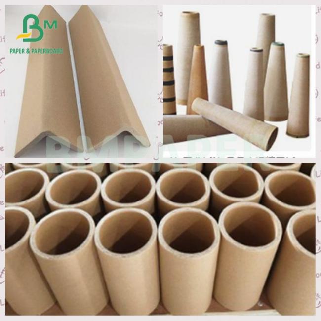 Uncoated Recycled Pulp 400gsm 500gsm Paper Tubes Cardboard Roll Uncoated Recycled Pulp 400gsm 500gsm Paper Tubes Cardboard Roll