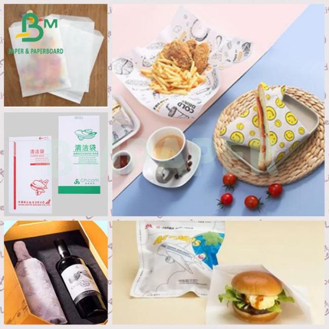 Uncoated Excellent Printing Performance 45 60 GSM MG Food Paper Uncoated Excellent Printing Performance 45 60 GSM MG Food Paper