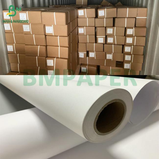 Uncoated White 20lb CAD Bond Paper For Inkjet Printing 36" X 300' 3 Rolls Per Carton Uncoated White 20lb CAD Bond Paper For Inkjet Printing 36" X 300' 3 Rolls Per Carton