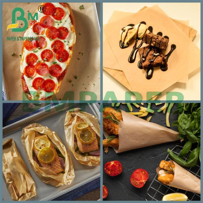 34g 635mm Width Food Grade Unbleached Coat Paper With Greaseproof Silicones 34g 635mm Width Food Grade Unbleached Coat Paper With Greaseproof Silicones