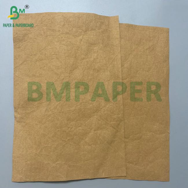 Fiber - based 0.35mm 0.55mm Kraft Wshable Paper Texture Softens Crinkles Fiber - based 0.35mm 0.55mm Kraft Wshable Paper Texture Softens Crinkles