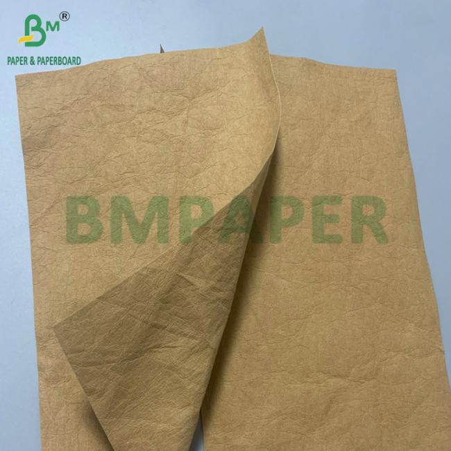 Fiber - based 0.35mm 0.55mm Kraft Wshable Paper Texture Softens Crinkles Fiber - based 0.35mm 0.55mm Kraft Wshable Paper Texture Softens Crinkles